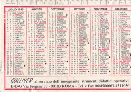 Calendarietto - Gulliver - Roma - Anno 1995 - Small : 1991-00