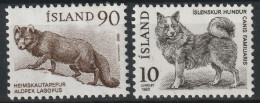 ISLANDIA 1980 - ICELAND - FAUNA - PERROS - YVERT 503/504** - Honden