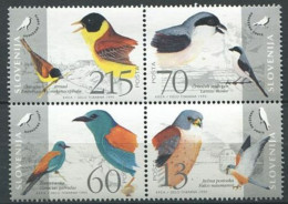 ESLOVENIA 1995 - AVES - PAJAROS - YVERT 107/110** - Slovénie