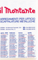 Calendarietto - Il Montante - Catania - Anno 1995 - Petit Format : 1991-00