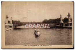 CPA Paris La Seine Et Le Pont Alexandre III - La Seine Et Ses Bords