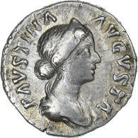 Faustina II, Denier, 161-176, Rome, Argent, TTB, RIC:714 - Les Antonins (96 à 192)