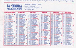 Calendarietto - La Fondiaria - Assicurazioni - Firenze - Anno 1995 - Petit Format : 1991-00