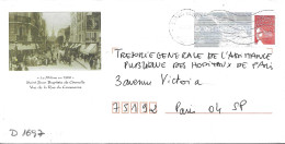 D1697 Entier Postal / Postal Stationnery / PSE - PAP Luquet - Paris 15° En 1900 (75) 888-lot 244/266944/01 - PAP: Aufdrucke/Luquet