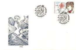 FDC 434-5 Czech Republic Battle OF AUSTERLITZ (Slavkov) 2005 - Napoleon