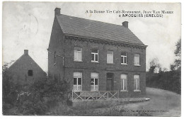 CPA Amougies, A La Bonne Vie, Café-Restaurant, Jean Van Marke - Kluisbergen