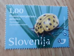 SLOVENIA 2017 Ludybug Used Stamp - Slovénie