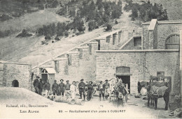 Cuguret , Jausiers * Ravitaillement D'un Poste De Chasseurs Alpins - Other & Unclassified