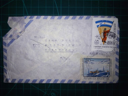 ARGENTINE; Enveloppe Avec Divers Timbres Postaux Envoyée à La Province De Hollywood, Usa. Années 1971.. - Gebraucht