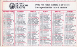 Calendarietto - Monte Paschi Di Siena - Anno 1995 - Small : 1991-00