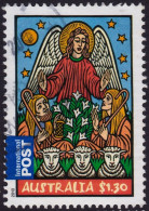 AUSTRALIA 2010 Christmas $1.30 Adoration Of The Shepherds Sc#3388 USED @O106 - Gebruikt