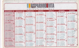 Calendarietto - Risparmio Vita - Assicurazioni - Anno 1995 - Small : 1991-00