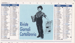 Calendarietto - Riviste Giornali Cartolibreria - Boves - Anno 1995 - Petit Format : 1991-00