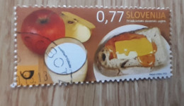 SLOVENIA 2015  Traditional Breakfast Used Stamp - Slovénie