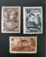 Soviet Union (SSSR) - 1947- 29th Ann. Of The Red Army / 3x MNH - Nuevos