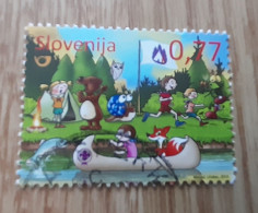 SLOVENIA 2014 Scouts Used Stamp - Slovénie