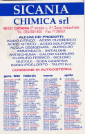 Calendarietto - Sicania - Chimica - Catania - Anno 1995 - Petit Format : 1991-00