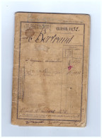 LIVRET MILITAIRE- CLASSE 1892-REGt D'ARTILLERIE  BOURGOIN MORESTEL - Documenti