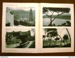 Vedute Di Gaeta Del 1932 Rosario Castelli Serapo Porto Salvo Carolina Rupe Lazio - Autres & Non Classés