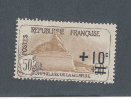 FRANCE - N° 167 NEUF* AVEC CHARNIERE - 1922 - COTE : 27€ - Neufs