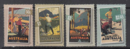 2007 Australia Travel Posters Fishing Horses Skiing Complete Set Of 4 MNH @ BELOW FACE VALUE - Nuovi