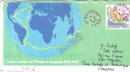 D1748 Entier Postal / Postal Stationnery / PSE - PAP Les Postiers Autour Du Monde, Course En équipage 1993-1994 - Standard Covers & Stamped On Demand (before 1995)