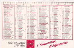 Calendarietto - UAP Italiana Vita - Anno 1995 - Petit Format : 1991-00