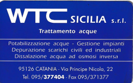 Calendarietto - WTC - Sicilia - Catania - Anno 1995 - Petit Format : 1991-00