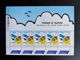 NETHERLANDS 2018 CARTOON SHEET OF 5 STAMPS MNH 23-04-2018 NEDERLAND FOKKE & SUKKE NVPH 3644 - Briefe U. Dokumente