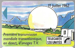 CARTE²°-PUCE-INTERNE-C1-Sans Logement Puce-PLEUMEUR-BODOU-TELSTAR -TBE NEUF/RARE - Phonecards: Internal Use