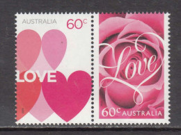 2014 Australia Love Complete Pair MNH - Mint Stamps
