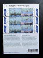 NETHERLANDS 2018 BRIDGES SHEET OF 6 STAMPS MNH 26-03-2018 NEDERLAND BRUGGEN NVPH 3630/3631 - Cartas