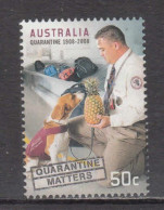2014 Australia Quarantine Services Dogs Fruits Complete Set Of 1 MNH - Mint Stamps