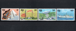 Fiji Islands 1981 Space, Telecommuniction Set Of 4 MNH - Oceanië