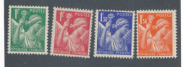 FRANCE - N° 432/35 NEUFS** SANS CHARNIERE - 1939/41 - 1939-44 Iris