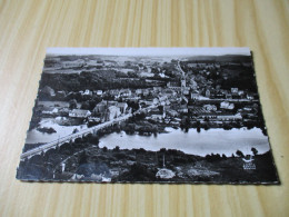 CPSM Port-sur-Saône (70).Vue Aérienne - Le Grand Pont. - Port-sur-Saône