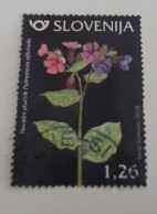 SLOVENIA 2018 Flowers Used Stamp - Eslovenia