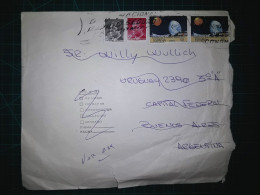 ESPAGNE, Enveloppe Distribuée En République Argentine Avec Une Variété De Timbres-poste - Barcelona