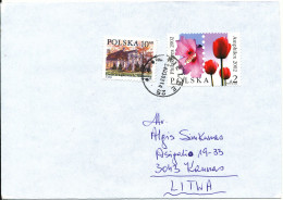 Poland Cover Sent To Lithuania 24-3-2003 Topic Stamps - Briefe U. Dokumente