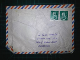 ESPAGNE, Enveloppe Distribuée En République Argentine Avec Une Variété De Timbres-poste - Used Stamps