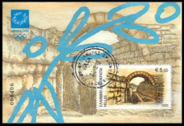 GREECE- GRECE - HELLAS 2002: Athens 2004  4th Olympic Games 2004 Miniature Sheet  Used - Oblitérés