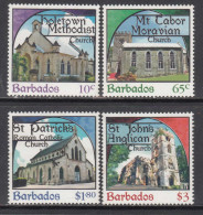2013 Barbados Christmas Noel Navidad  Complete Set Of 4 MNH - Barbades (1966-...)