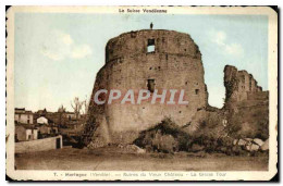 CPA Mortagne Ruines Du Vieux Chateau La Grosse Tour - Mortagne Sur Sevre