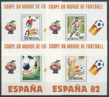 Senegal 1982 Fußball-Weltmeisterschaft Spanien Block 42/45 Postfrisch (C27229) - Sénégal (1960-...)