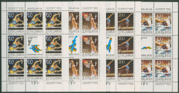 Jugoslawien 1987 Universiade Zagreb Kleinbogen 2230/33 K Postfrisch (C93655) - Hojas Y Bloques