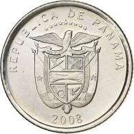 Panama, 1/10 Balboa, 2008, Cupro-nickel, SPL+ - Panamá