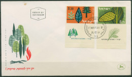 Israel 1961 Aufforstung Bäume 247/48 Mit Tab Ersttagsbrief FDC (X61293) - FDC