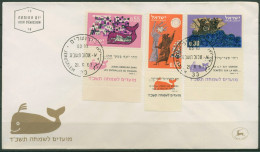 Israel 1963 Jüdische Festtage Buch Jona 287/89 M.Tab Ersttagsbrief FDC (X61304) - FDC