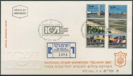 Israel 1983 Strandpromenade Tel Aviv 941/42 Mit Tab Ersttagsbrief FDC (X61376) - FDC