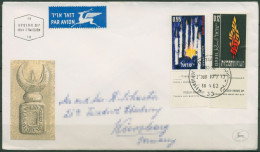 Israel 1962 Helden-und Märtyrer 256/57 Mit Tab Ersttagsbrief FDC (X61295) - FDC